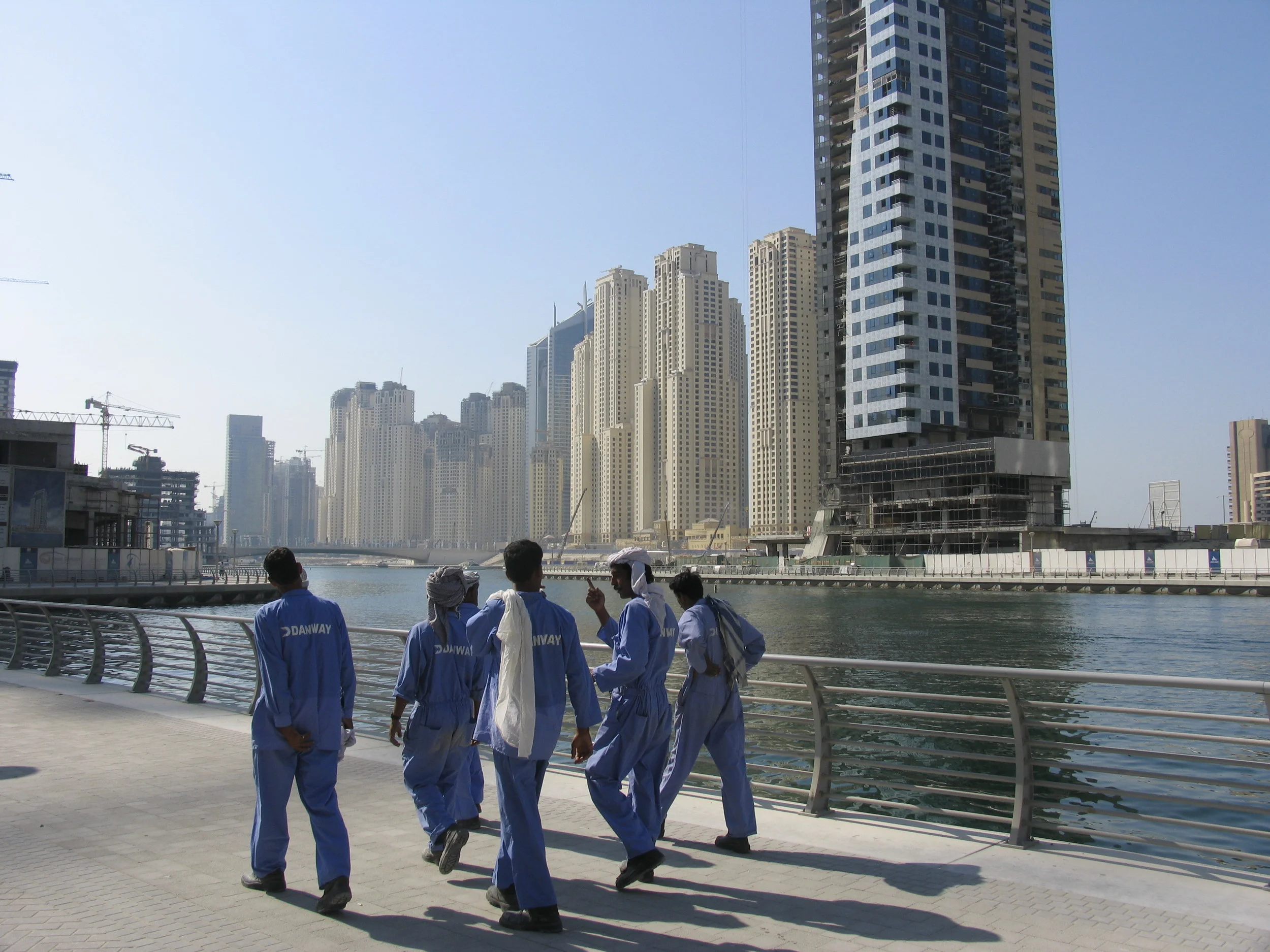 Workers in Dubai